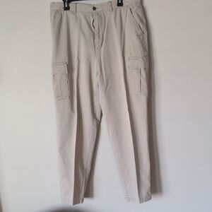 Vintage 90s Beige Cargo Pants Size 36